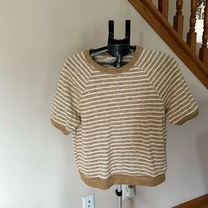 Women’s short sleeve sweatshirt material size M